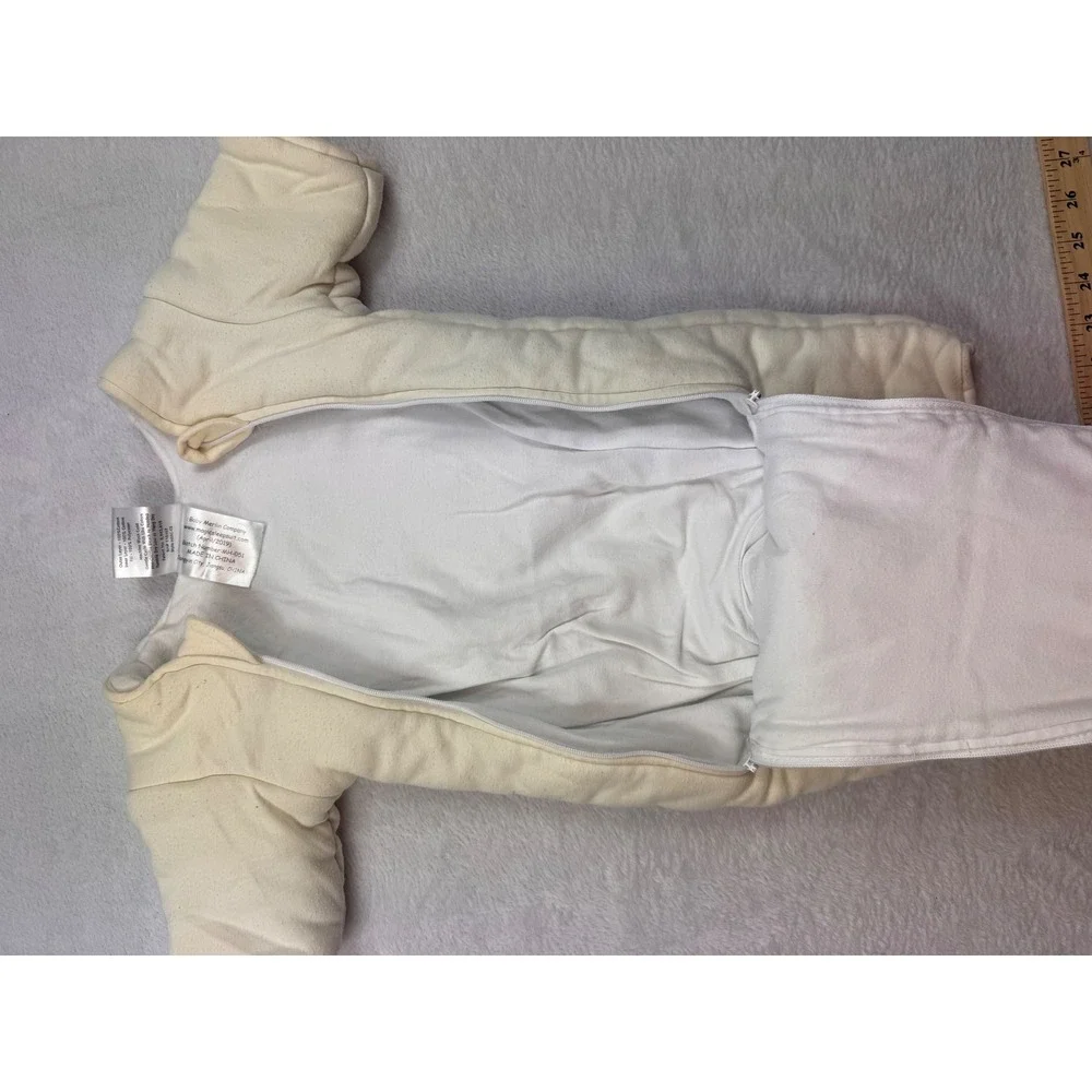 Baby Merlin's Magic Sleepsuit Cotton Cream Swaddle Transition Small 3-6 Months